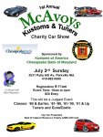 1st Annual McAvoys Car Show.JPG
